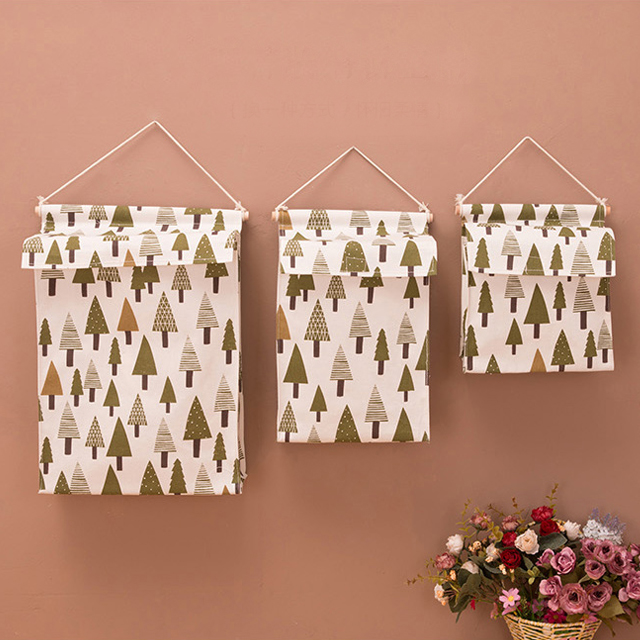 北欧风悬挂式收纳袋