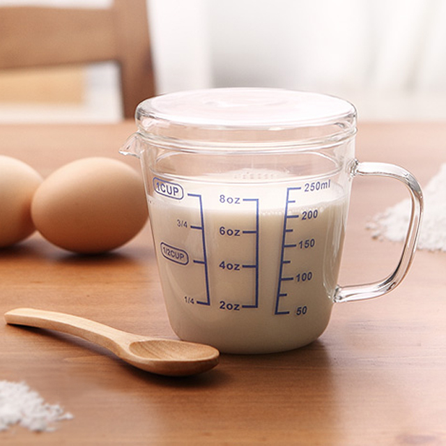 带刻度耐热玻璃量杯