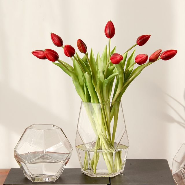 手工透明玻璃花瓶