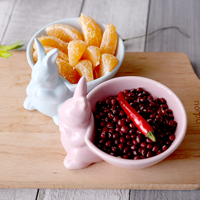 独家卡通兔子小碗