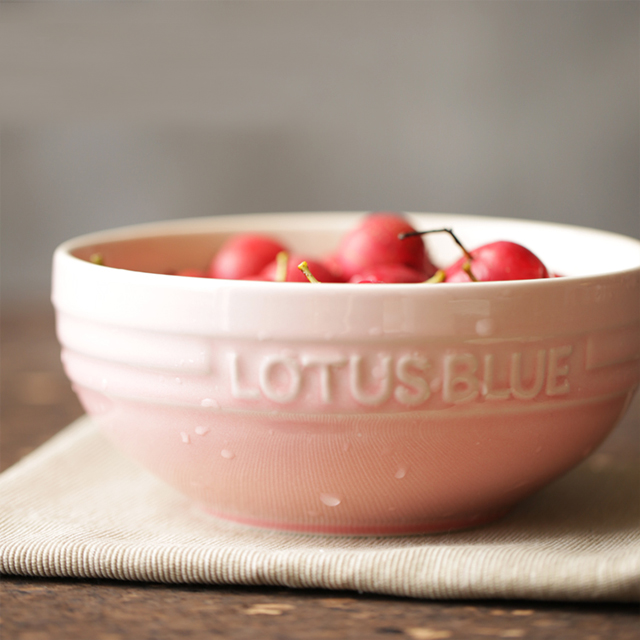 渐变7寸厚实汤碗