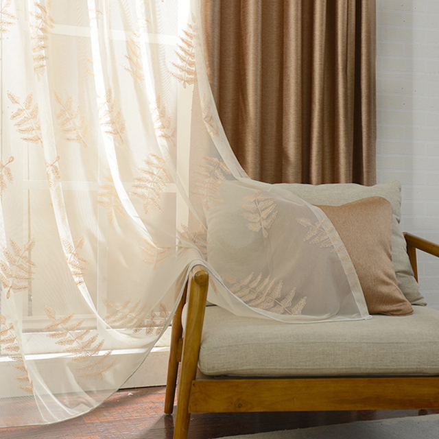 纺织女神全遮光飘窗帘