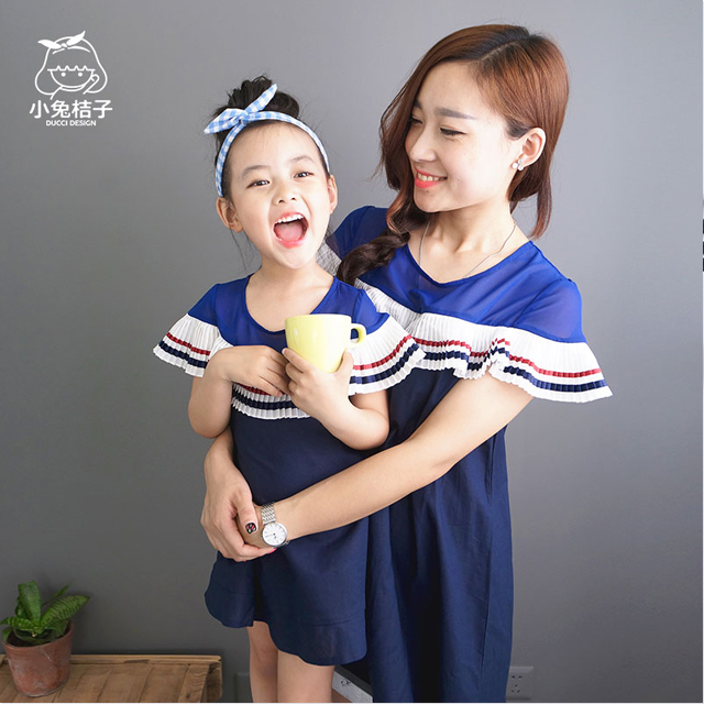 天然棉麻亲子装