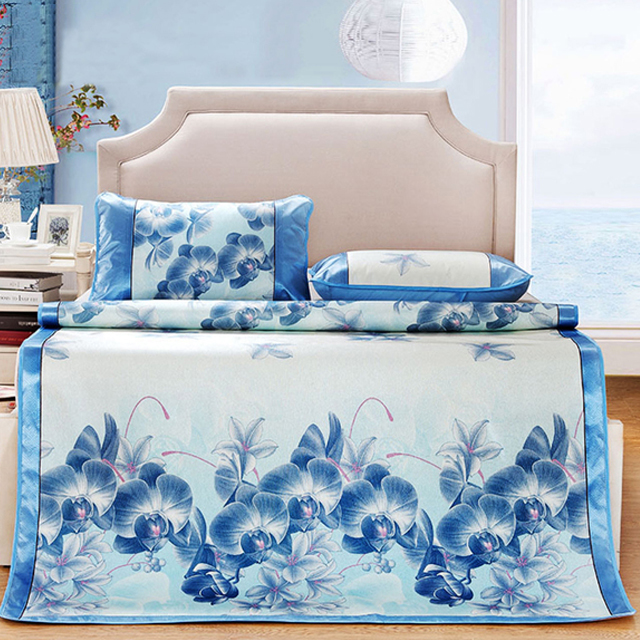 冰丝凉席三件套