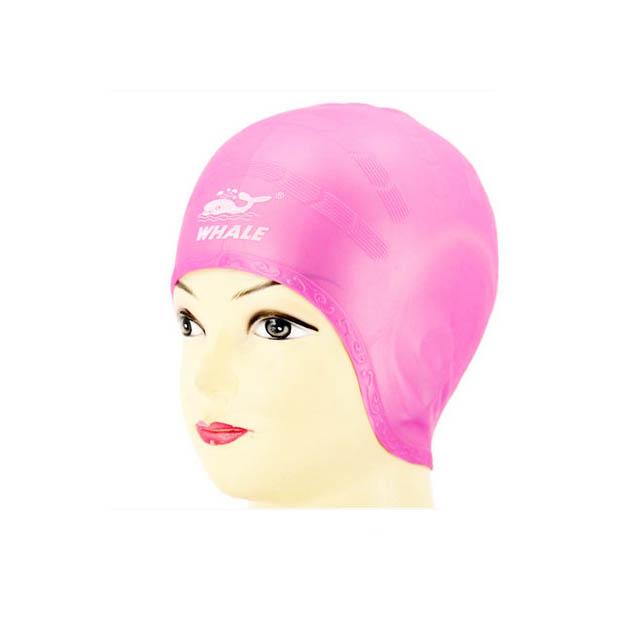 鲸鱼护耳硅胶泳帽