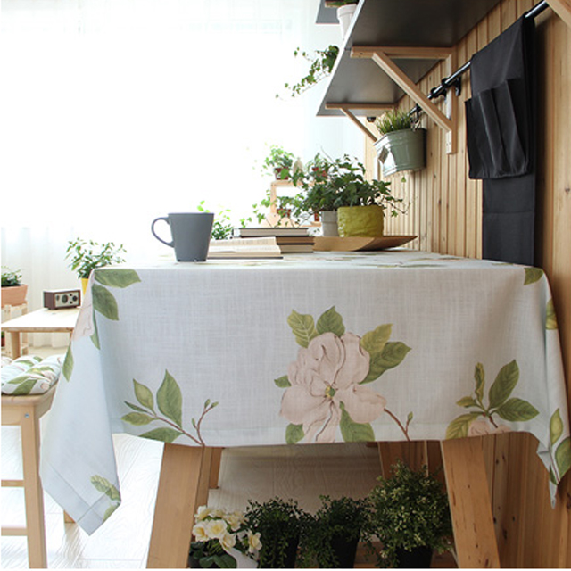 田园风亚麻桌布