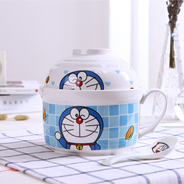 创意卡通陶瓷泡面碗