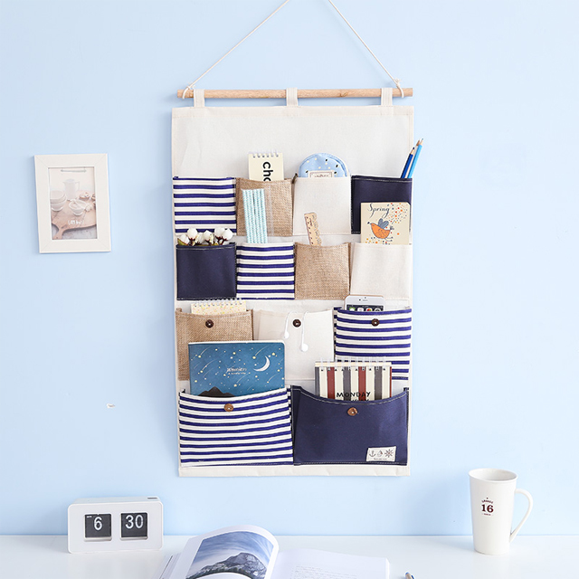 布艺墙挂收纳袋