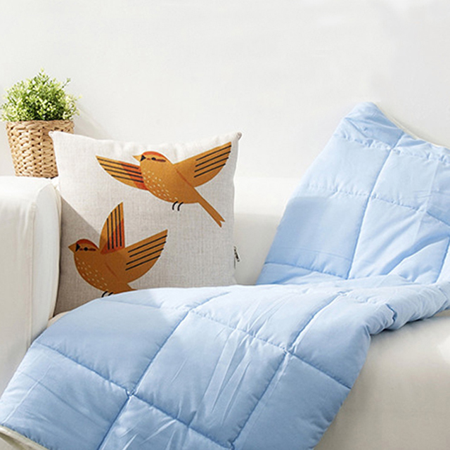 田园风多功能靠垫被