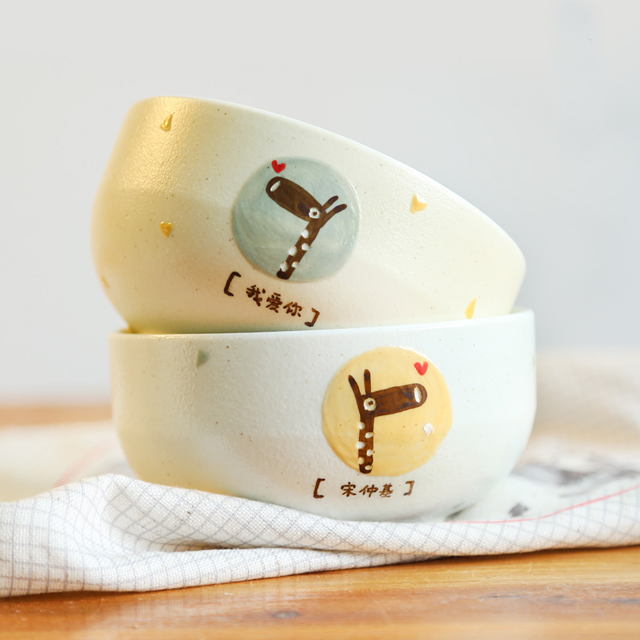 陶瓷情侣餐具碗