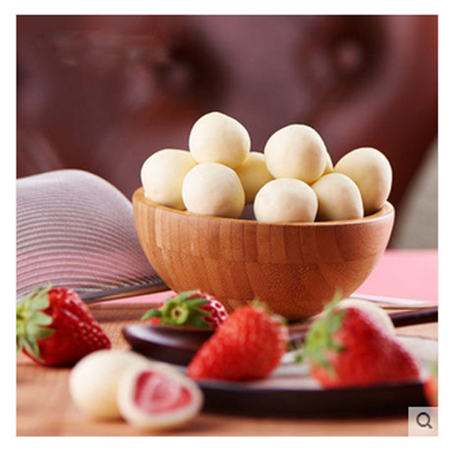 Loncy草莓夹心白巧克力