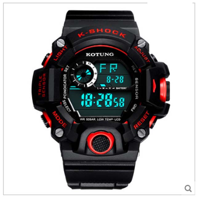 多功能男士防水运动表