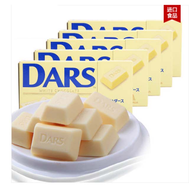 日本DARS白巧克力5盒60颗