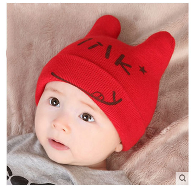 婴儿秋冬保暖帽子