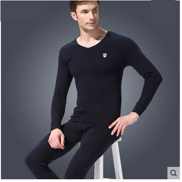 男士纯棉秋衣秋裤套装