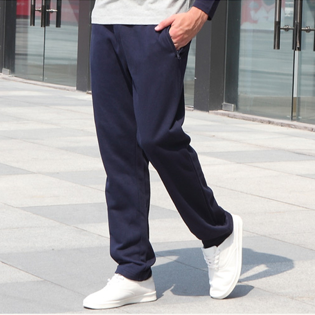 男士加绒运动裤