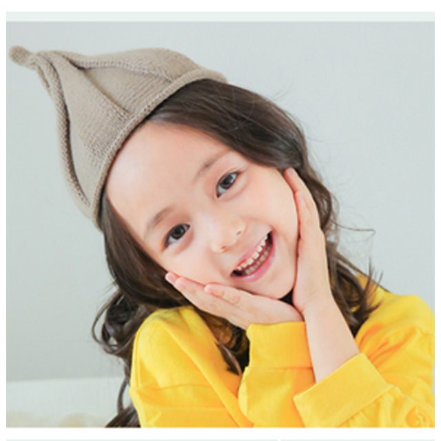 韩版儿童尖尖帽