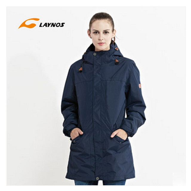 雷诺斯户外中长款冲锋衣