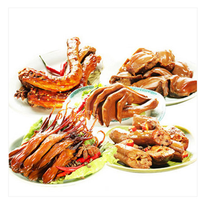  鸭舌鸭掌鸭脖鸭肫组合装