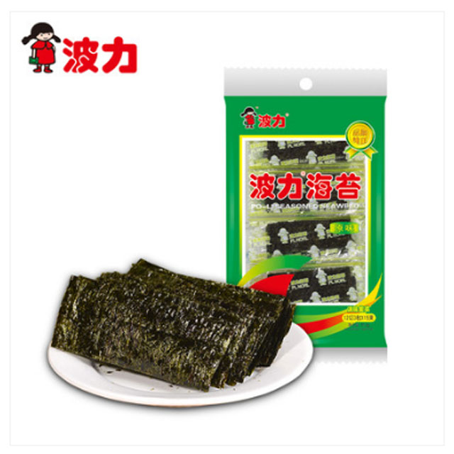 波力海苔原味126g桶装