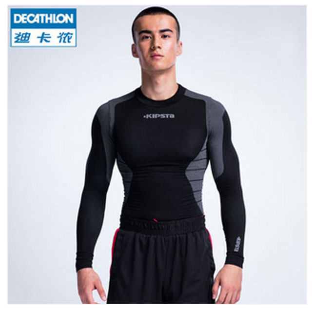 迪卡侬紧身衣男