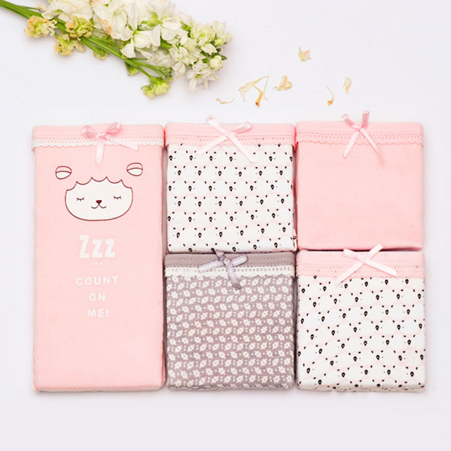 南极人5条装纯棉内裤