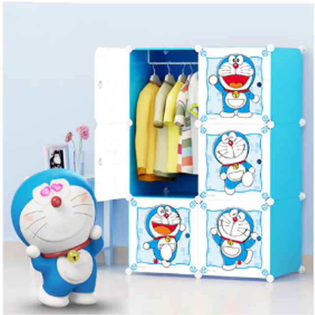 蔻丝简易儿童卡通衣柜