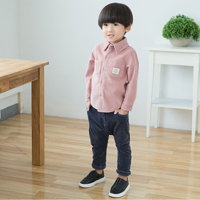 男童灯芯绒休闲裤