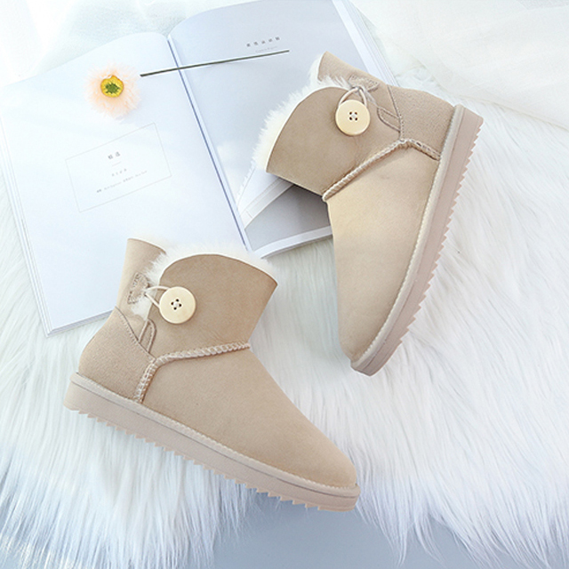 羊皮毛一体冬季雪地靴