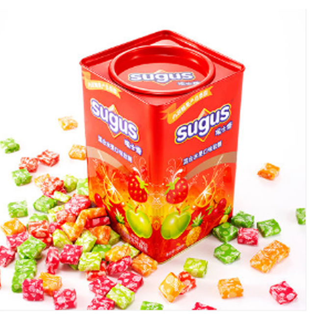 瑞士糖混合水果口味软糖550g