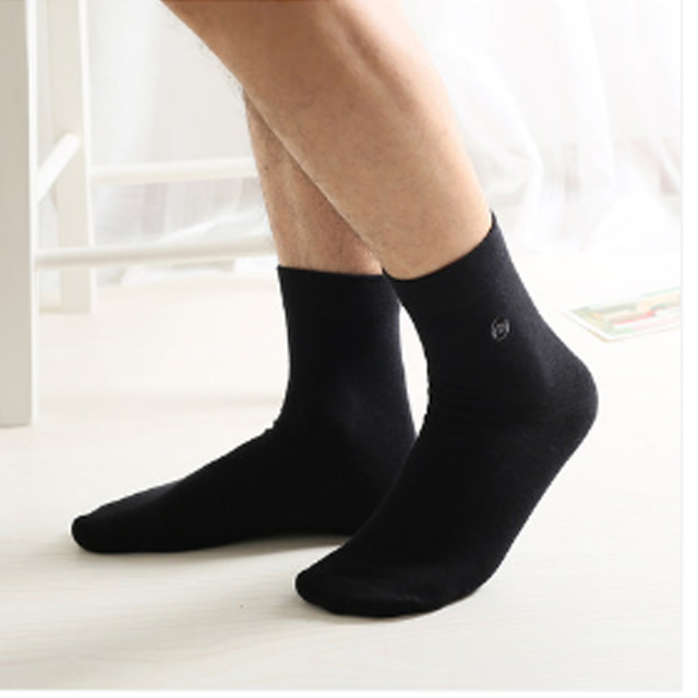 中筒纯棉透气男袜礼盒