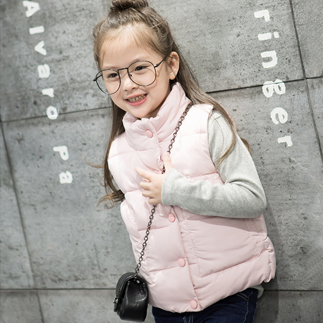 秋冬儿童保暖棉马甲