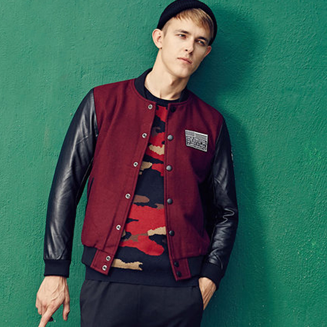 秋冬青年棒球服外套