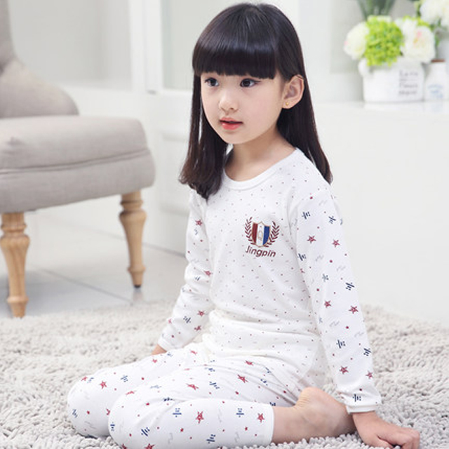 儿童全棉保暖内衣套装