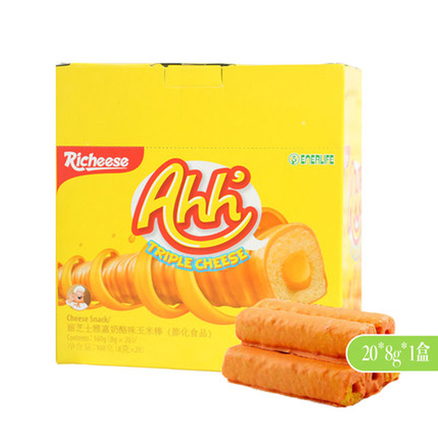 丽芝士雅嘉奶酪味玉米棒400克