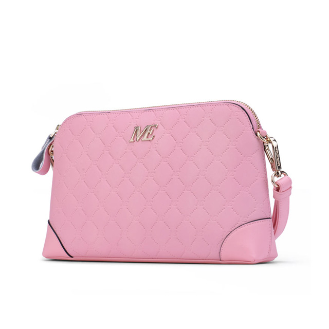 欧美时尚菱格斜跨贝壳包