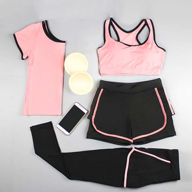 帝夏短袖瑜伽服运动套装