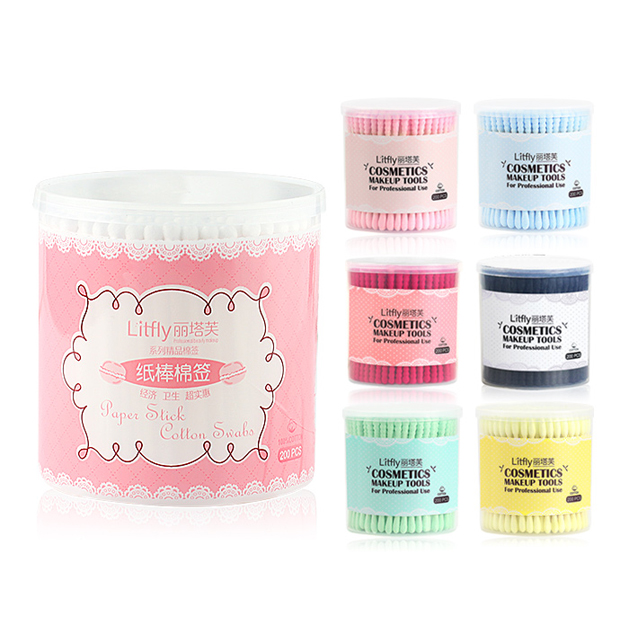 【拍3免1】丽塔芙化妆棉签200支纯棉