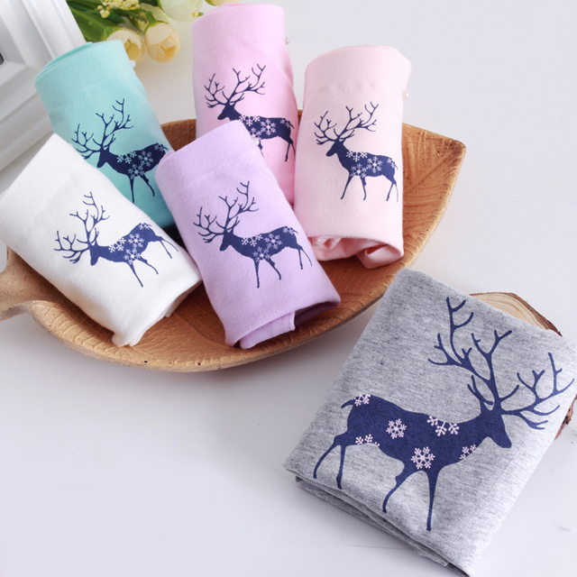 礼盒装简约无痕纯棉内裤