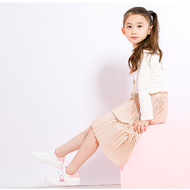 女童休闲小白鞋