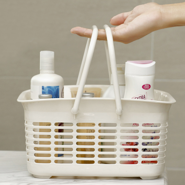 塑料手提洗浴篮收纳篮