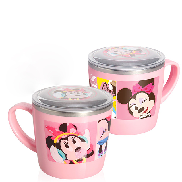 迪士尼儿童卡通手柄水杯