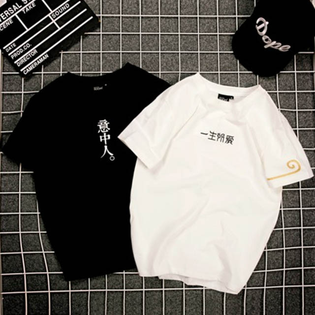 男士短袖t恤情侣装