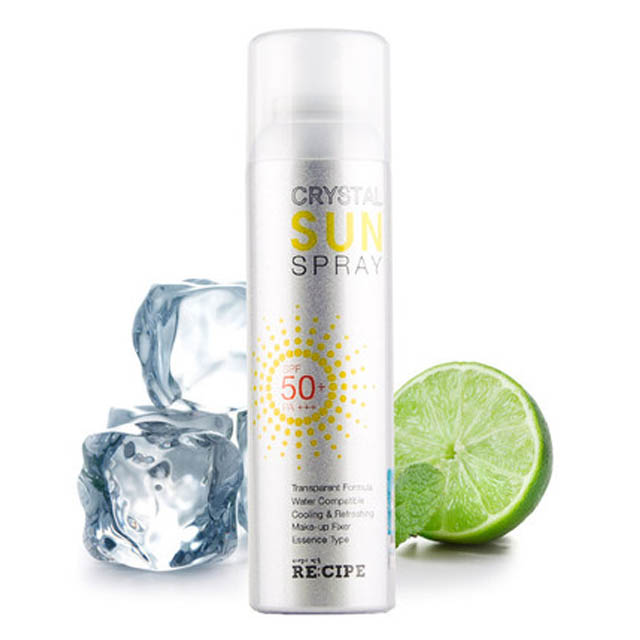 RECIPE水晶防晒喷雾spf50+
