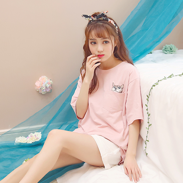 南极人 纯棉短袖家居服套装