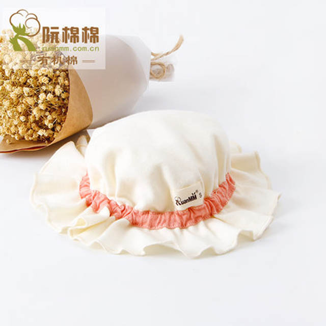 有机彩棉新生儿帽子0-6月