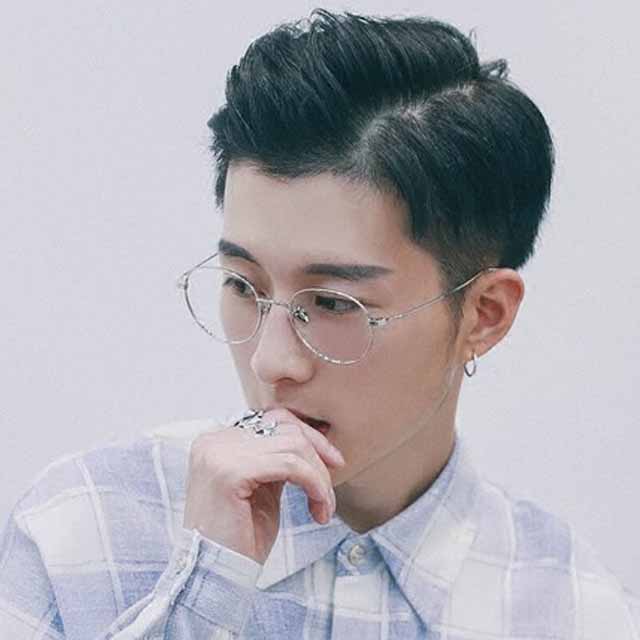 青年文艺金属细圆框眼镜