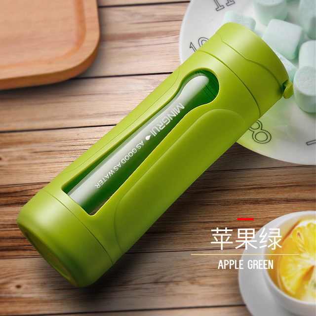 玻璃随手泡茶杯