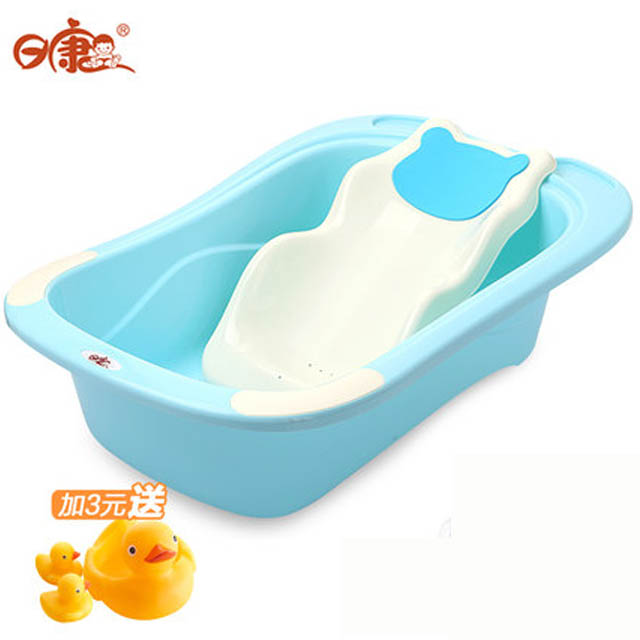 日康婴儿大号加厚浴盆 