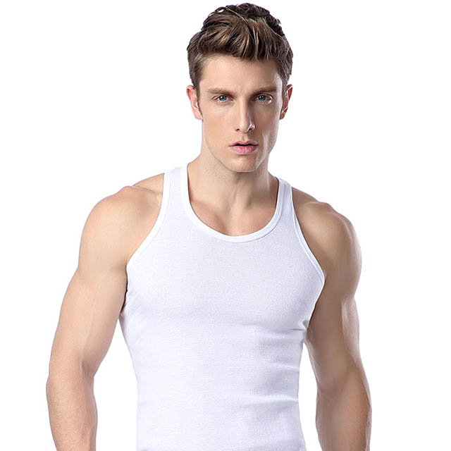 浪莎男士纯棉背心